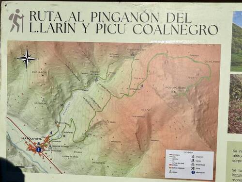 Cartel de inicio de ruta