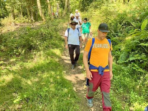 Ruta Saludable del Jueves 18 de Julio 24 - Grupo Montañeros Moscón - ama de Grado, La Corredoria, Alto de la Corredoria, catarata de Buanga, Perlavia.