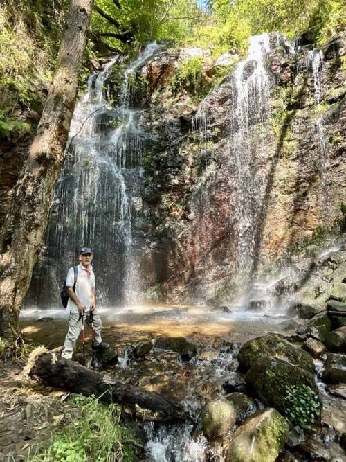 Ruta Saludable del Jueves 18 de Julio 24 - Grupo Montañeros Moscón - ama de Grado, La Corredoria, Alto de la Corredoria, catarata de Buanga, Perlavia.